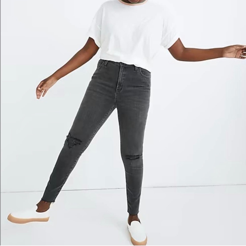 Madewell curvy high rise skinny jeans